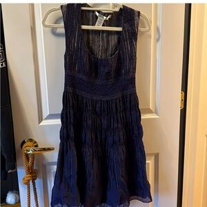 Elegant Navy Mini Dress